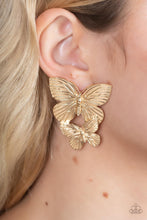 Load image into Gallery viewer, Blushing Butterflies - Gold-Paparazzi
