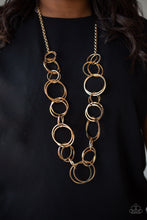 Load image into Gallery viewer, Natural-Born RINGLEADER - Gold-Paparazzi
